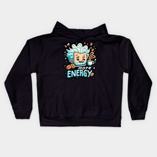 Energy = More Coffee Squared Collector's Kids Hoodie